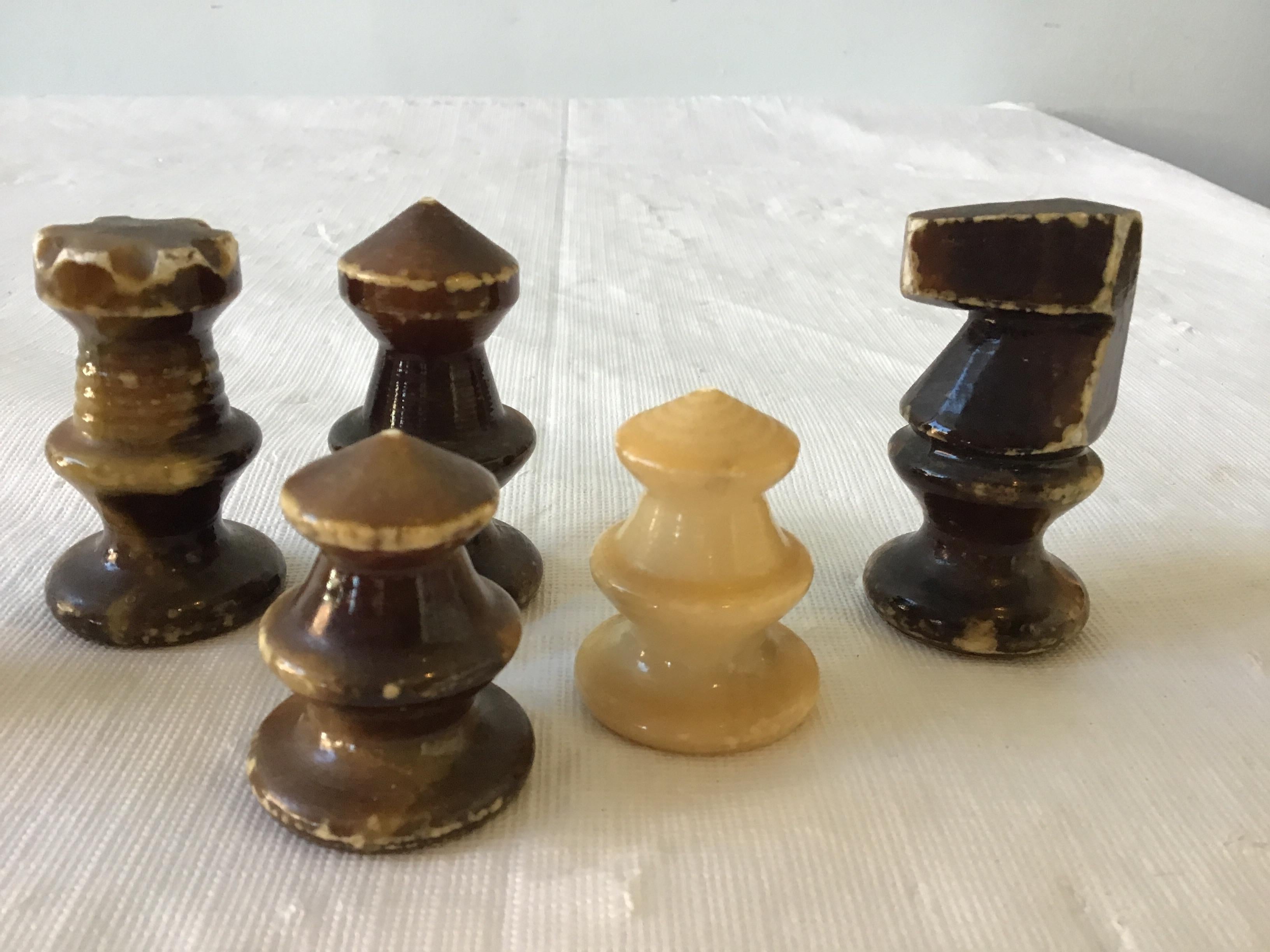 1960s Marble Chess Set 1