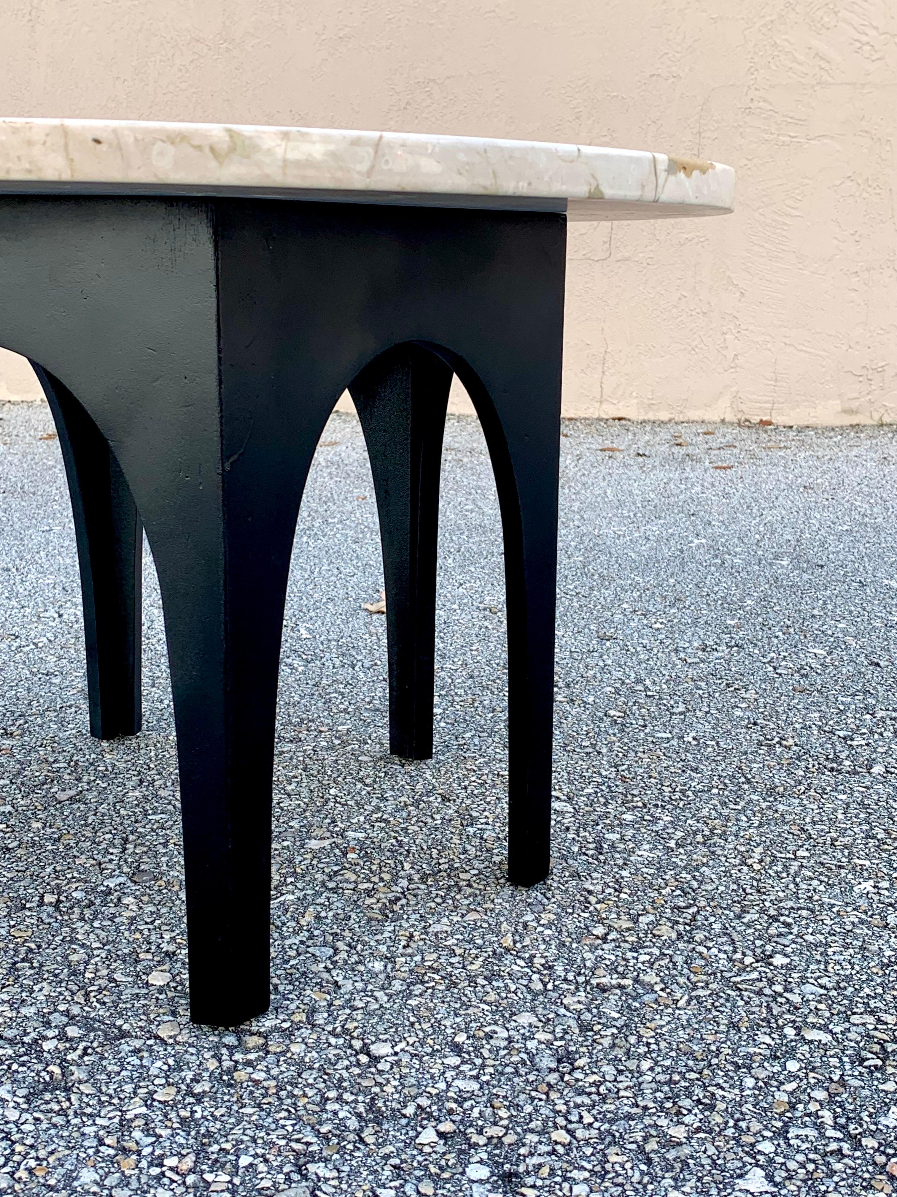 Mid-Century Modern 1960s Marble Coffee Table by Harvey Probber For Sale