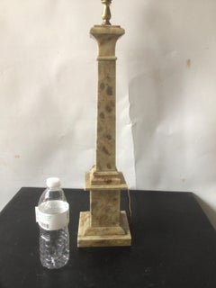 1960s Marble Obelisk Lamp