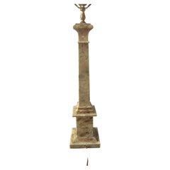 1960s Marble Obelisk Lamp