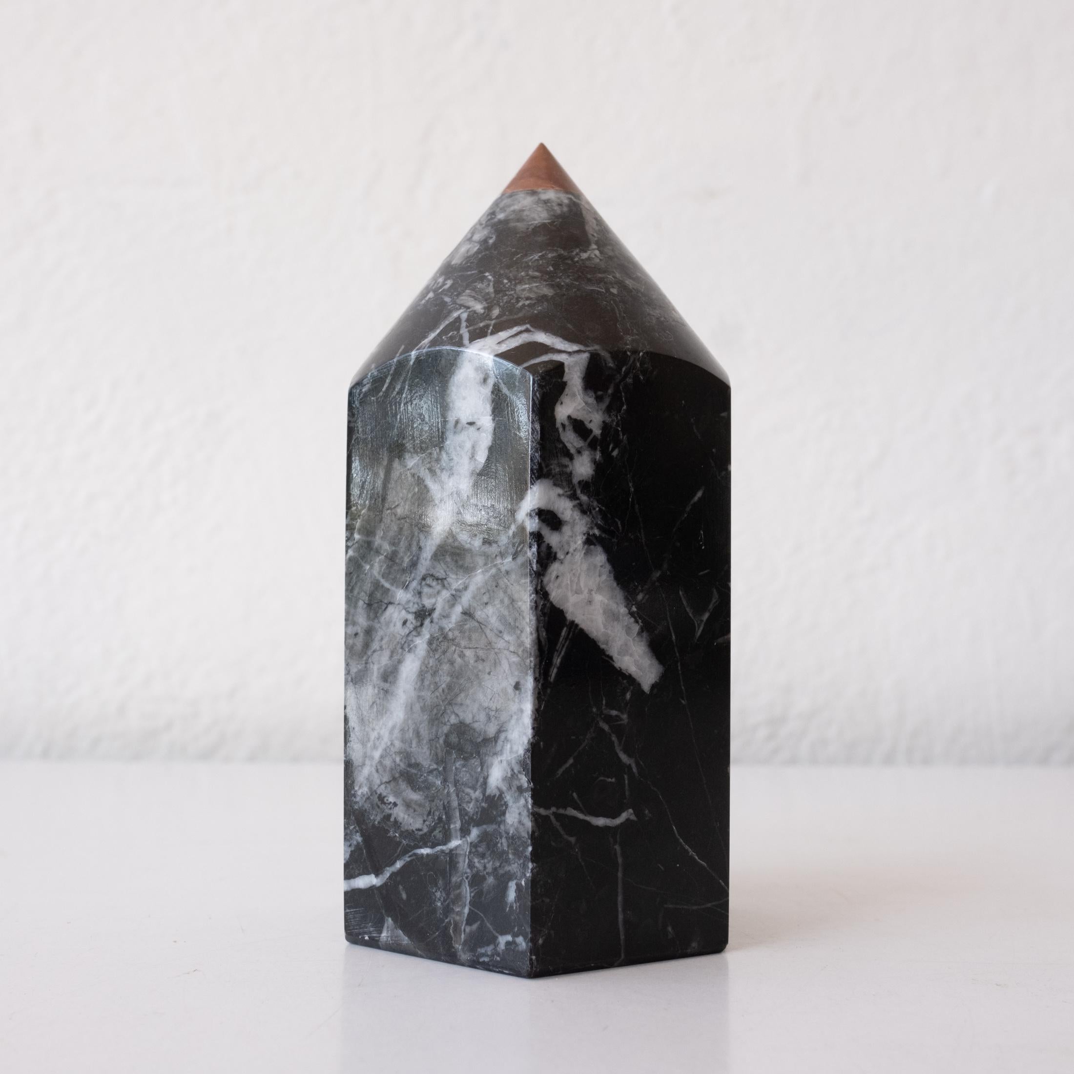 Mid-20th Century 1960s Marble Pencil Paperweight Sculpture For Sale
