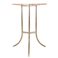 Table d'appoint en marbre des années 1960 par Cedric Hartman