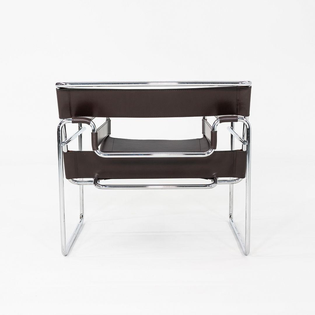 1960 Marcel Breuer pour Gavina / Knoll Wassily B3 Chaise longue avec structure chromée en vente 1