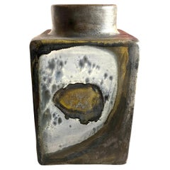 1960er Marcello Fantoni Abstrakte italienische Modernisten Raymor Keramik Vase