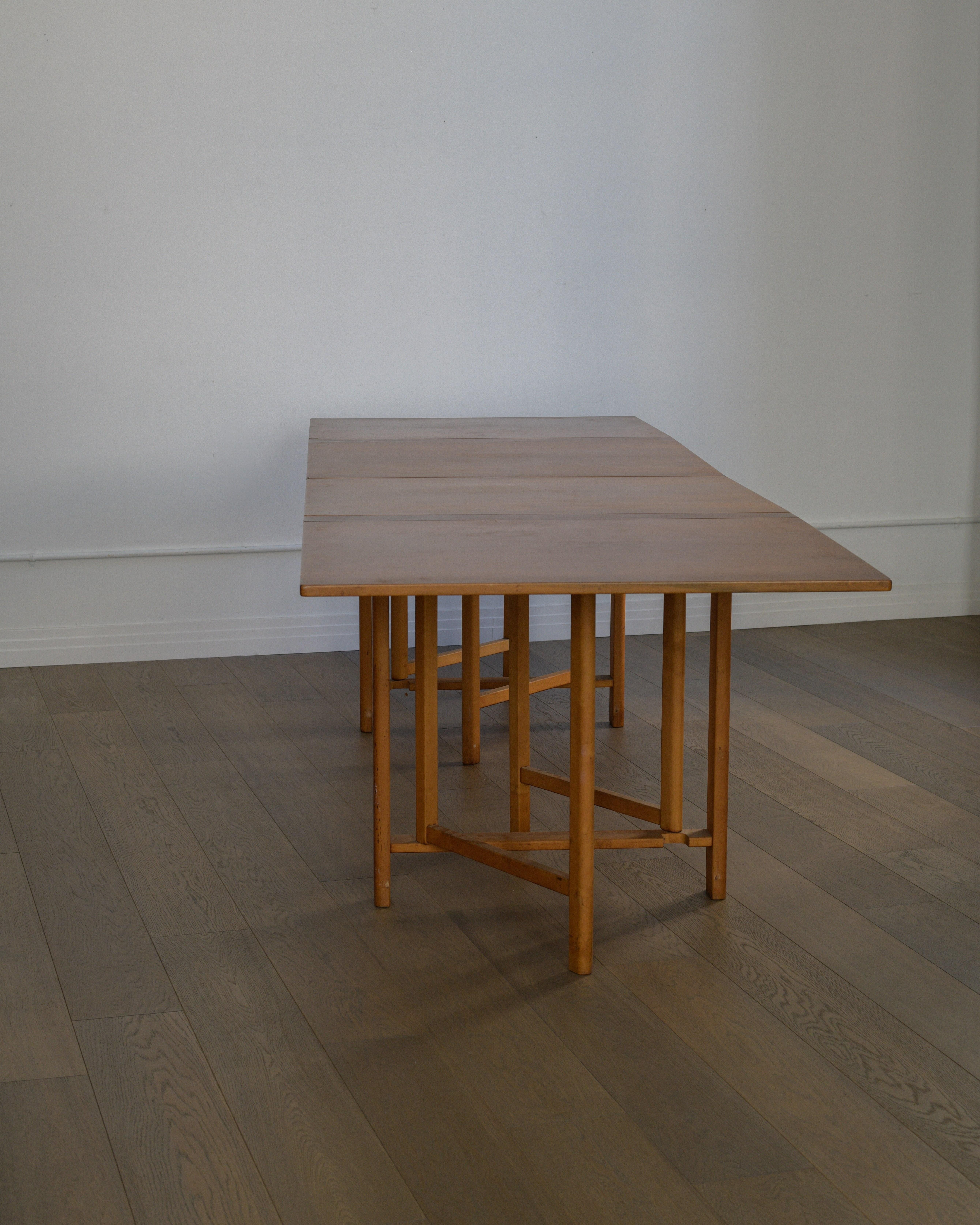 Mid-Century Modern 1960s Maria Table by Bruno Matthson for Firma Karl Mathsson, Sweden For Sale