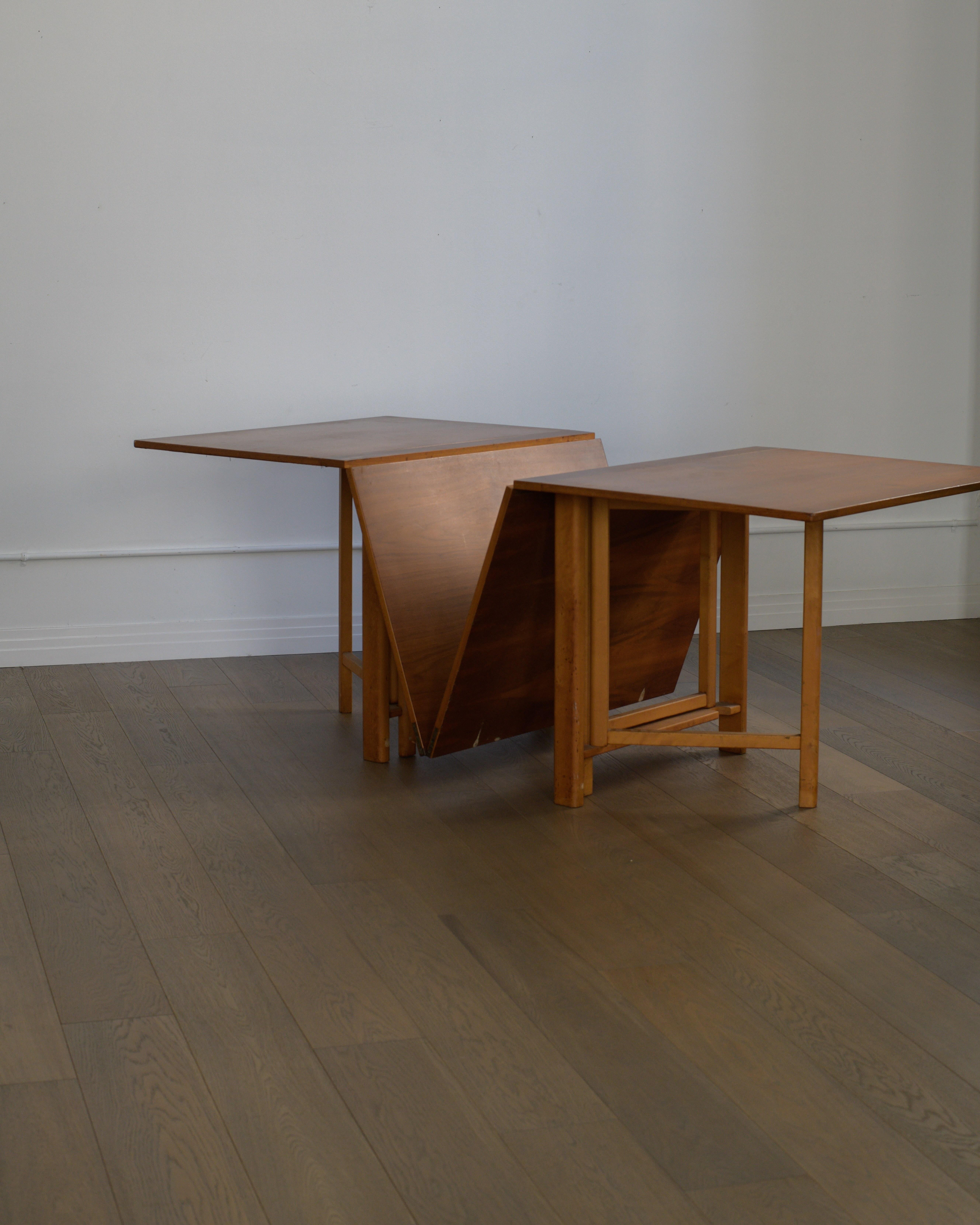 Beech 1960s Maria Table by Bruno Matthson for Firma Karl Mathsson, Sweden For Sale