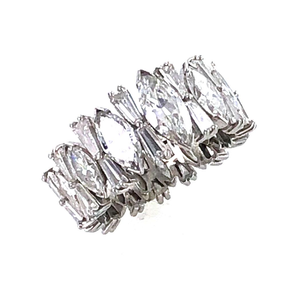 baguette diamond band