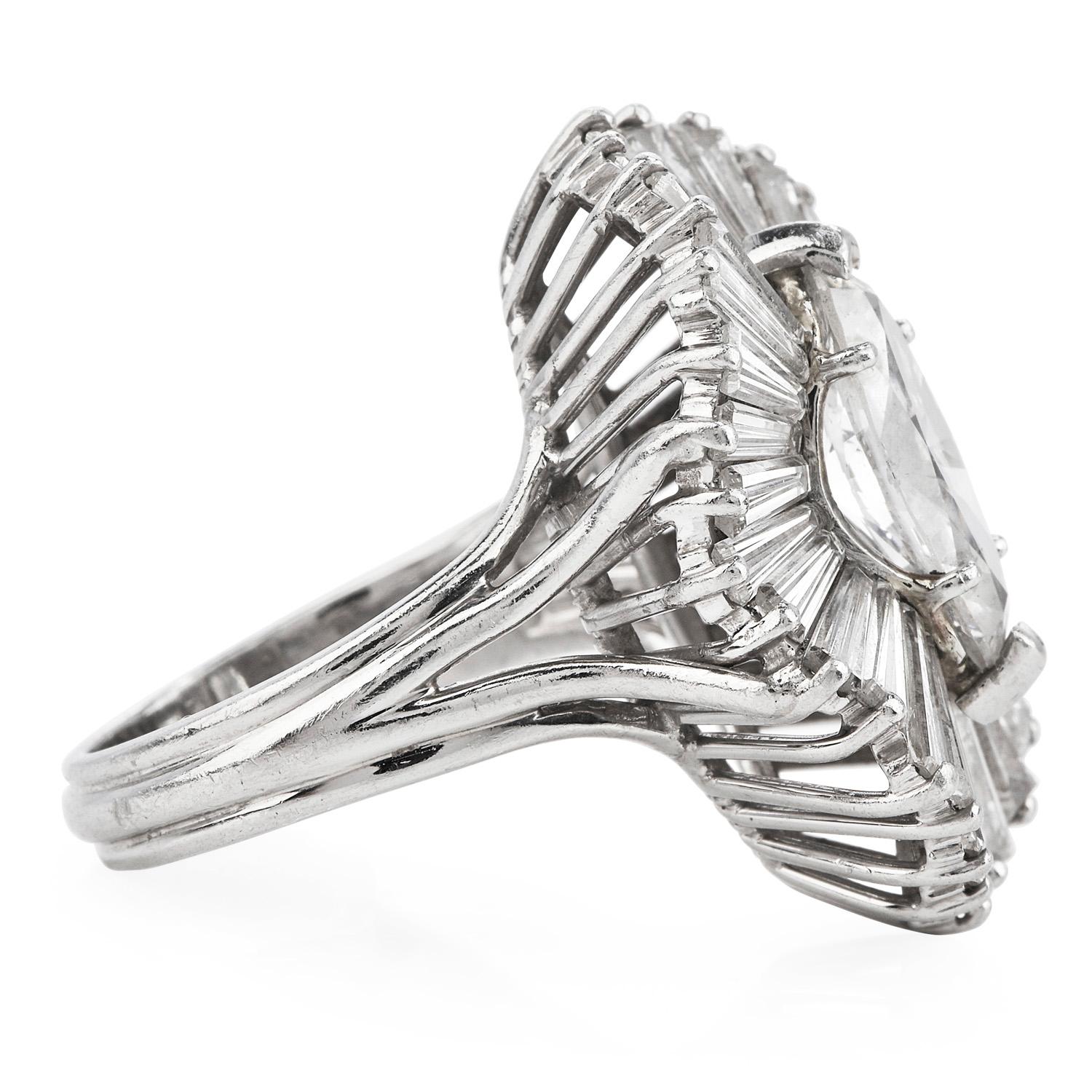marquise ballerina ring