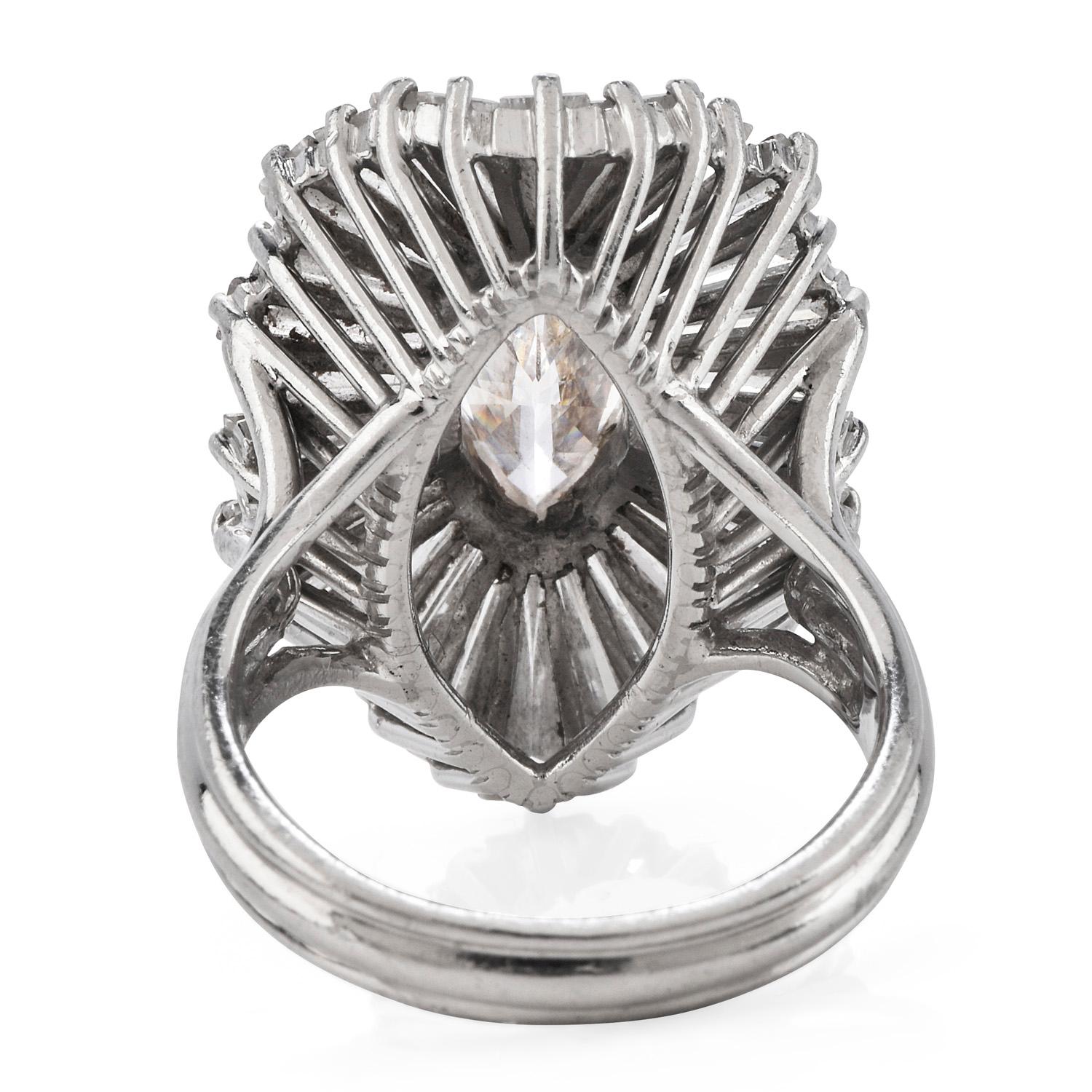 baguette ballerina ring