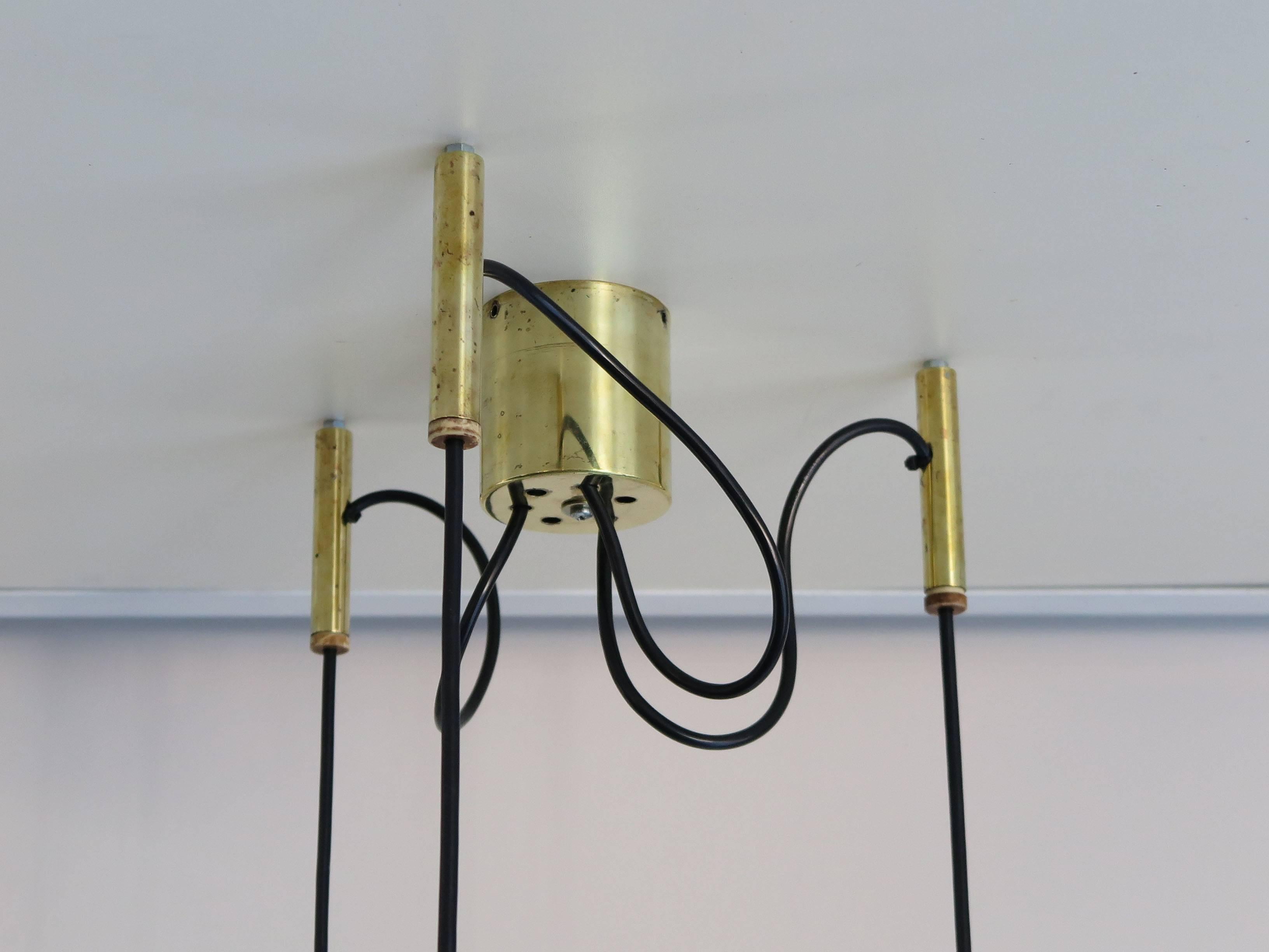 1960s Massimo Vignelli Glass Mid-Century Modern Pendant Lamp for Venini 6