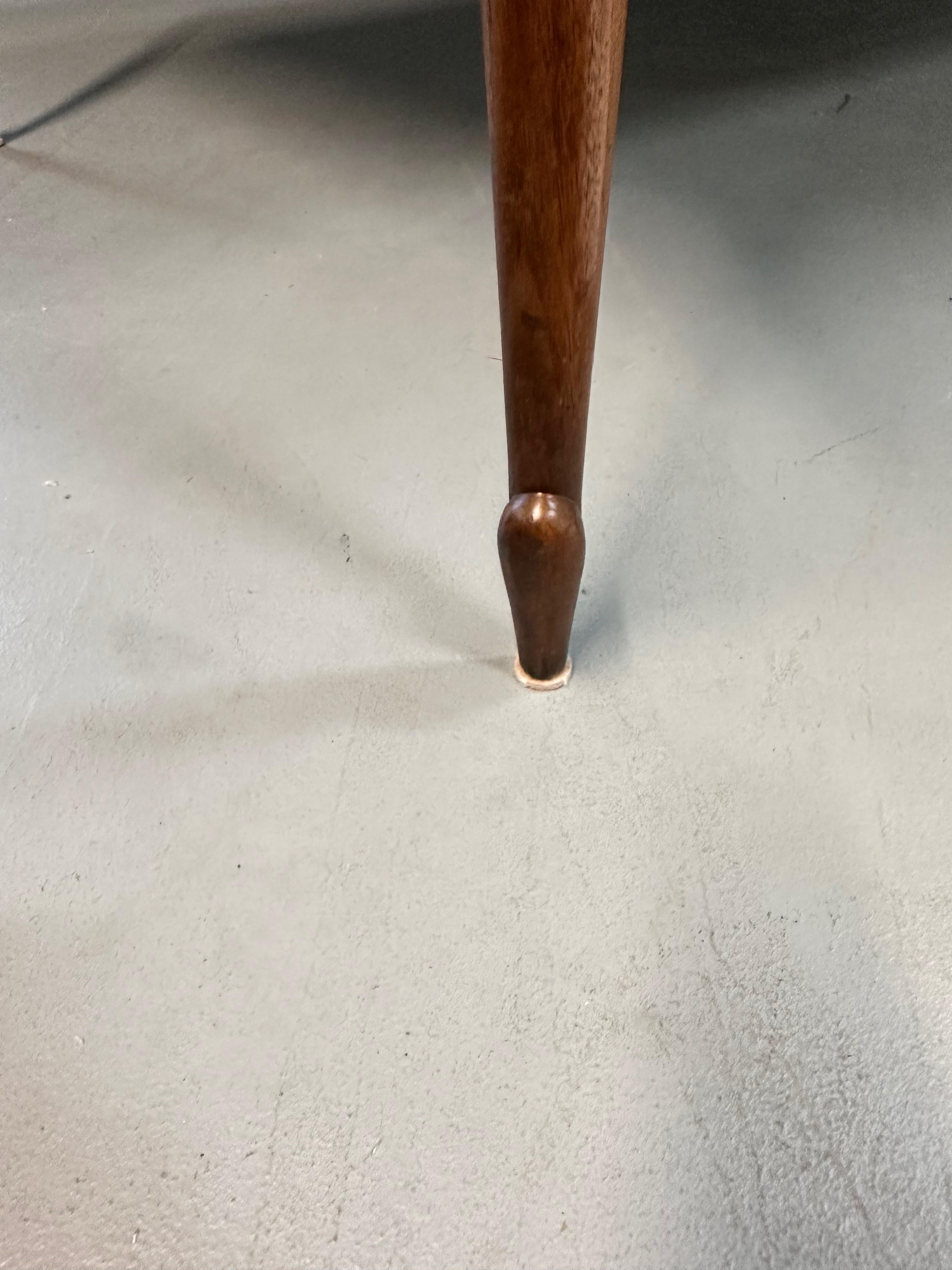 1960s Mastercraft Attributed Walnut Dining Table with Burl Accents and Trim For Sale 2