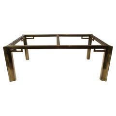 1960s Mastercraft Brass Dining Table by William Doezema