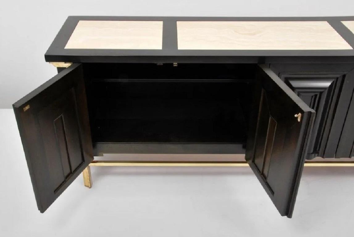 Mid-Century Modern 1960s Mastercraft Cabinet / Server For Sale