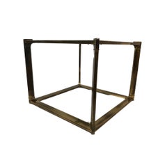 1960s Mastercraft Mid Century Cube Brass Side/Coffee Table