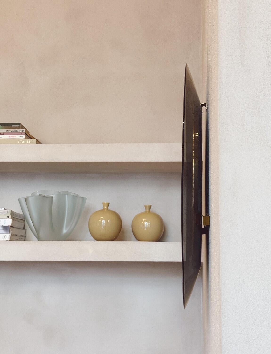 Specchio in vetro grigio Max Ingrand per Fontana Arte del 1960 in vendita 1