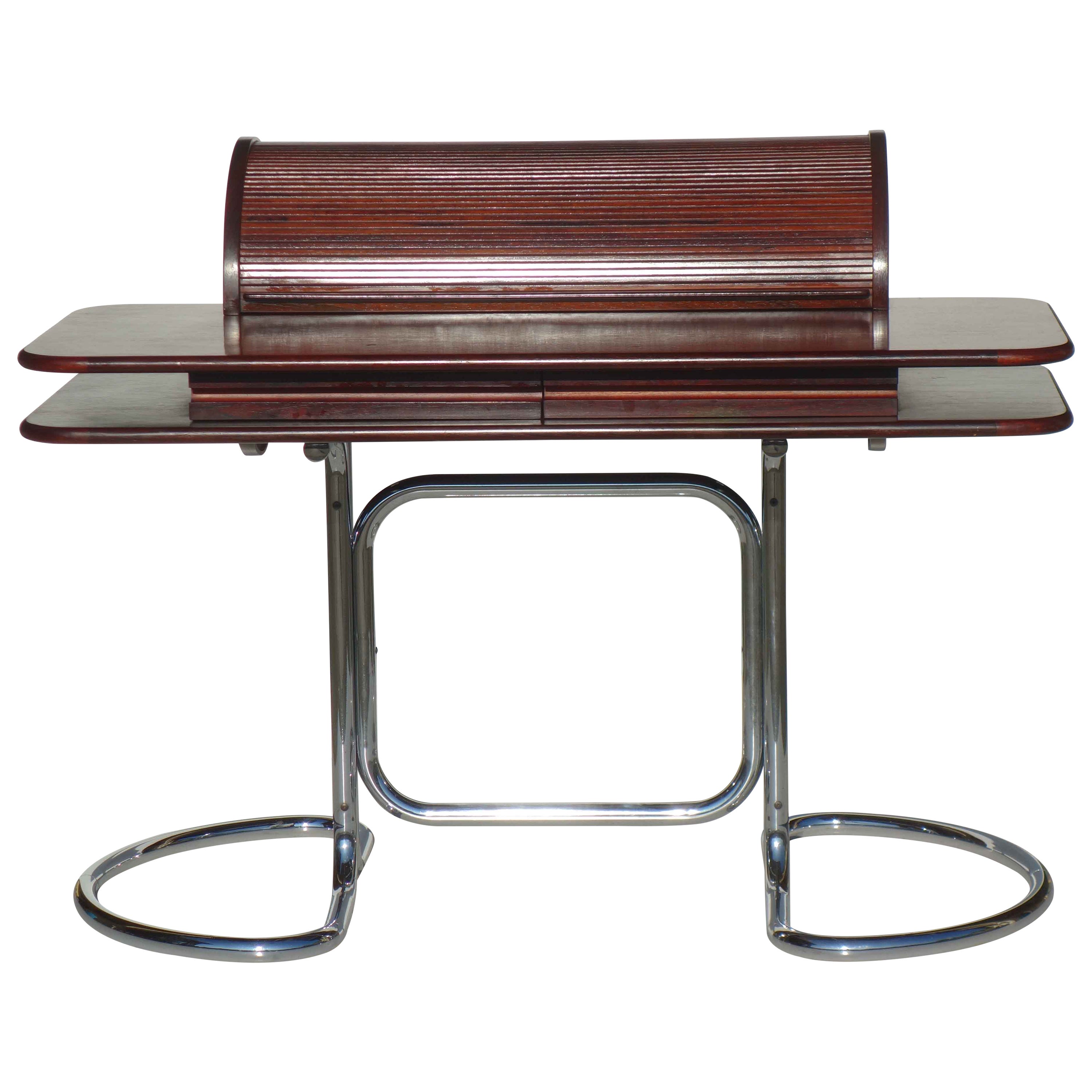 1960s "Maya" Giotto Stoppino for Bernini Italian Design Wood Desk