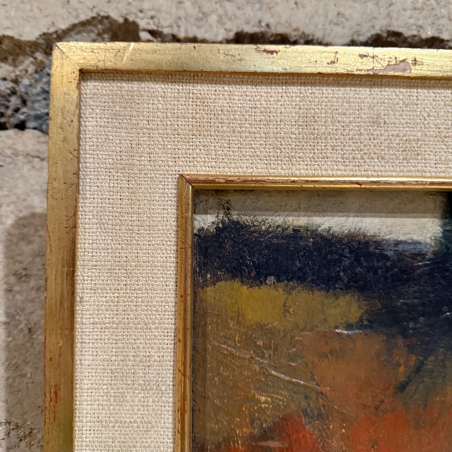 1960s MCM Obra de arte abstracta Pintura al óleo Ciudad de México mediados del siglo XX en venta