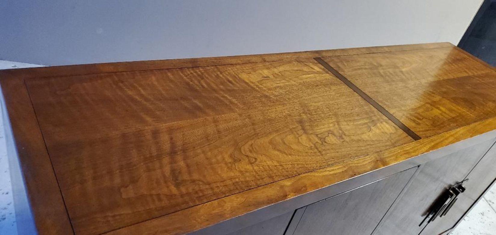 1960s MCM Walnut Buffet Sideboard Credenza by Heritage for JH Biggar Pasadena Ca 12