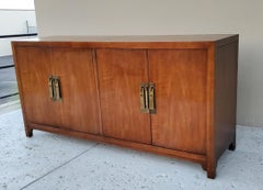 1960s MCM Walnut Buffet Sideboard Credenza by Heritage for JH Biggar Pasadena Ca