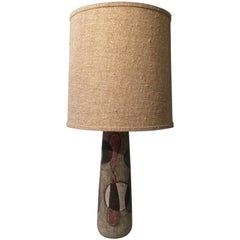 1960s Meidert Zaalberg Dutch Pottery Lamp