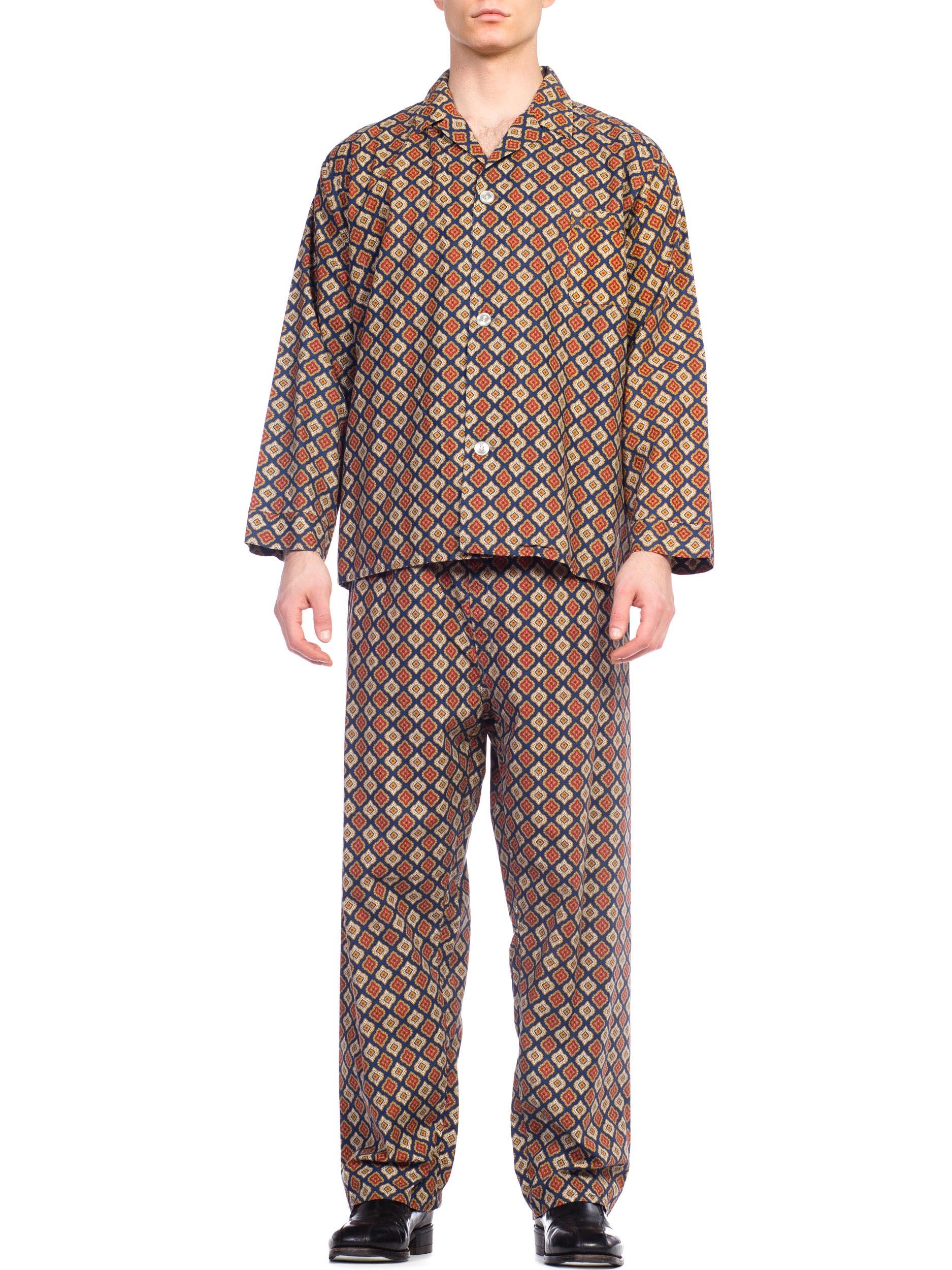 1960s mens pajamas