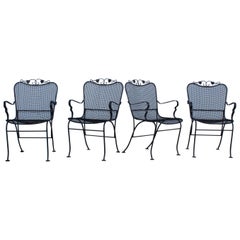 1960's Mesh Wire Outdoor Armchairs
