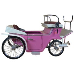 1960s Metal Carousel Carriage by L' Autopède Belgium