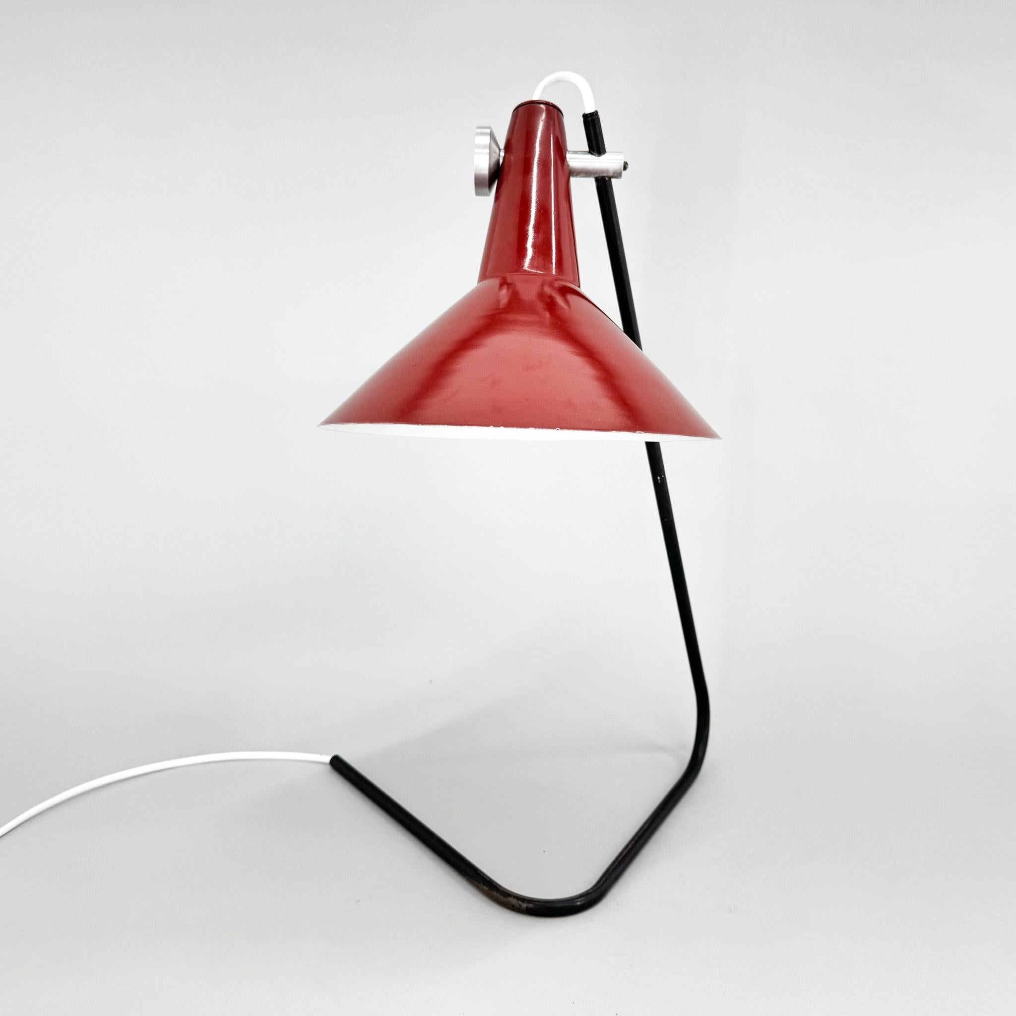 1960s Metal Table Lamp by Josef Hurka for Kovona, Type ST30, Czechoslovakia For Sale 5