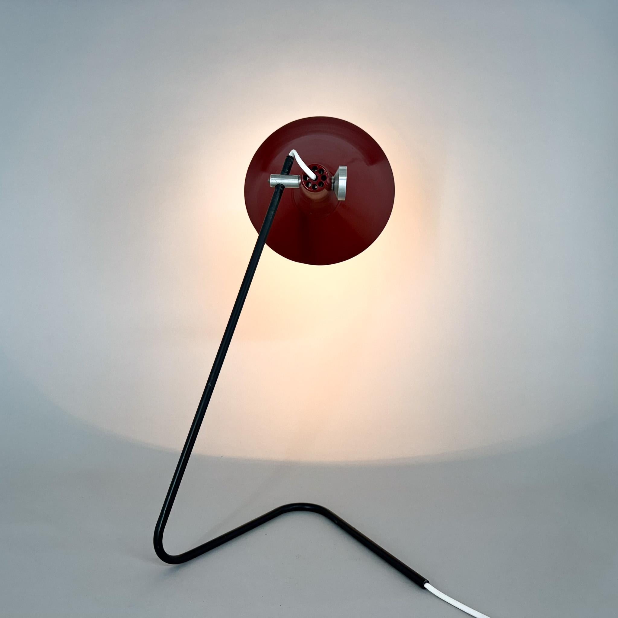 20th Century 1960s Metal Table Lamp by Josef Hurka for Kovona, Type ST30, Czechoslovakia For Sale