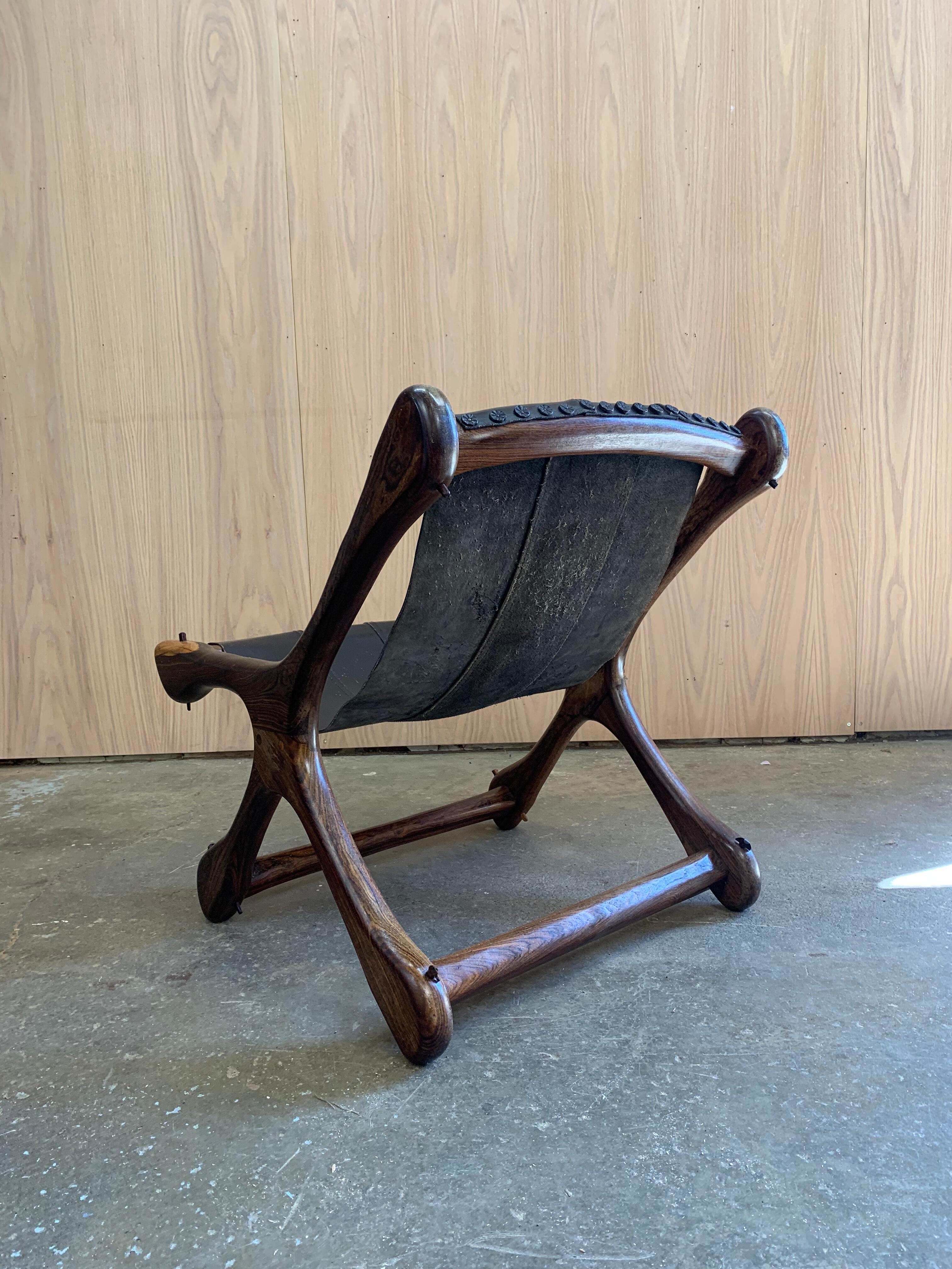 Silla de salón vintage mexicana de los años 60 por Don Shoemaker en venta 4