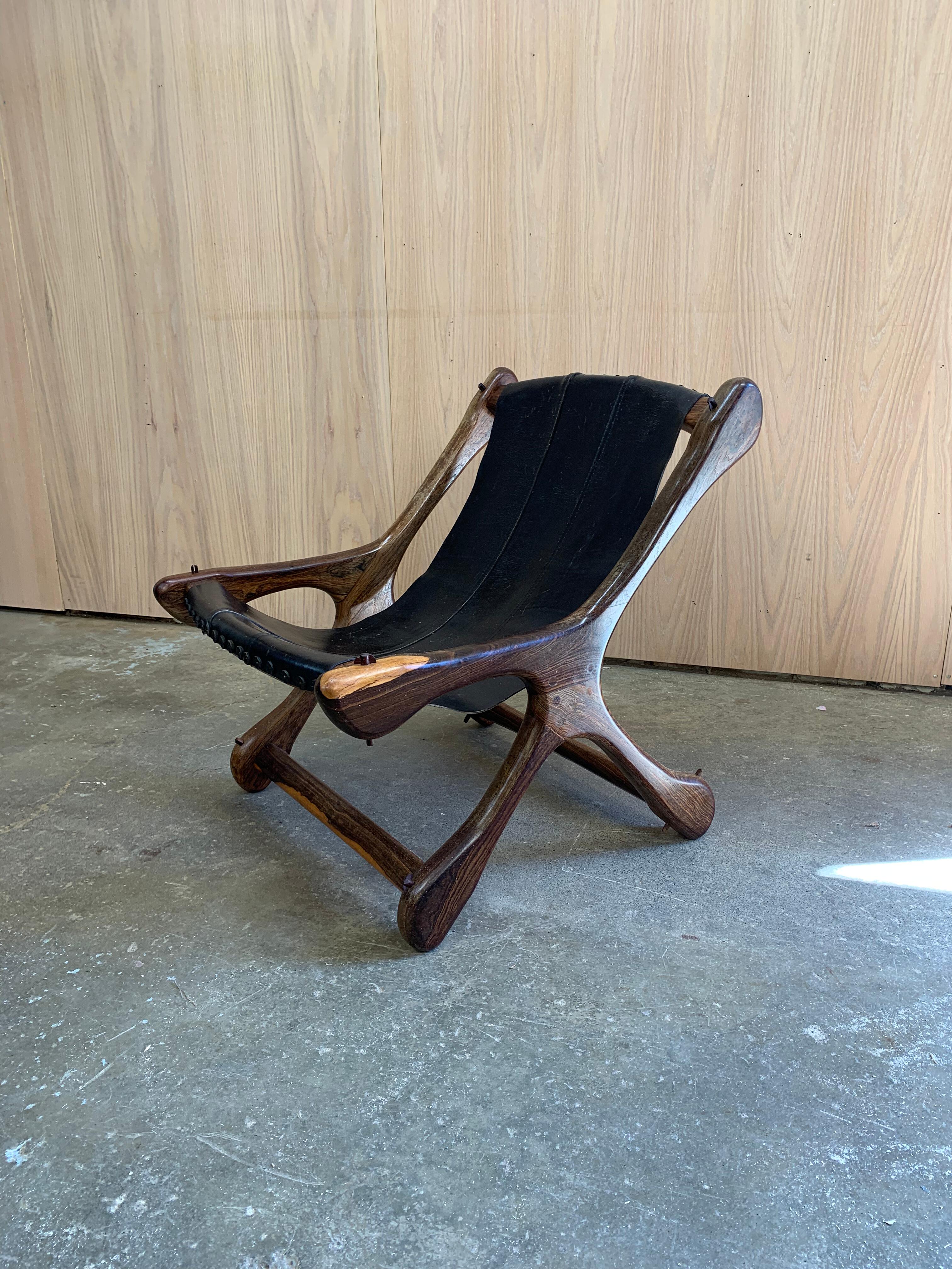 Silla de salón vintage mexicana de los años 60 por Don Shoemaker en venta 6