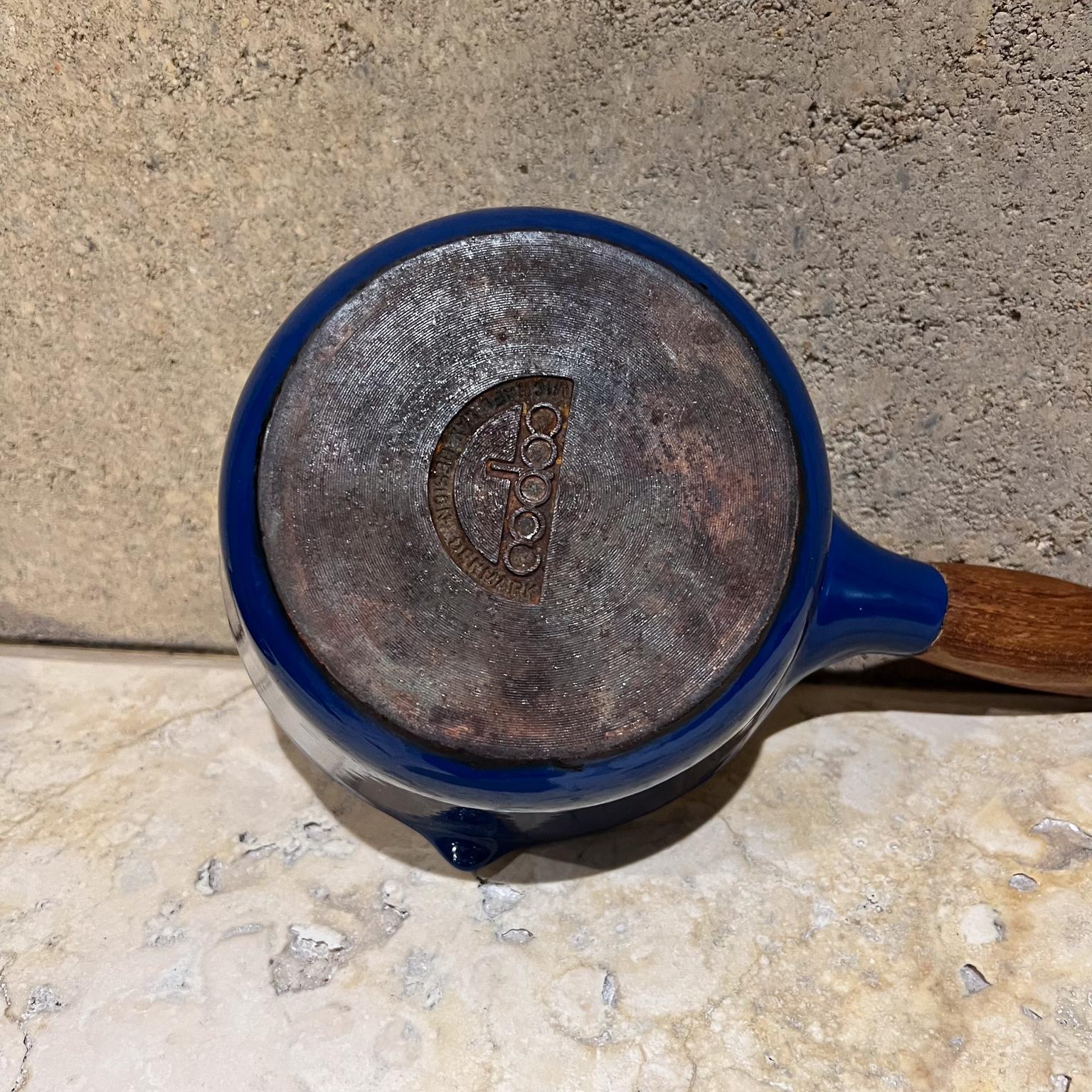 Sartén con tapa azul Michael Lax de los años 60 Dinamarca en venta 1