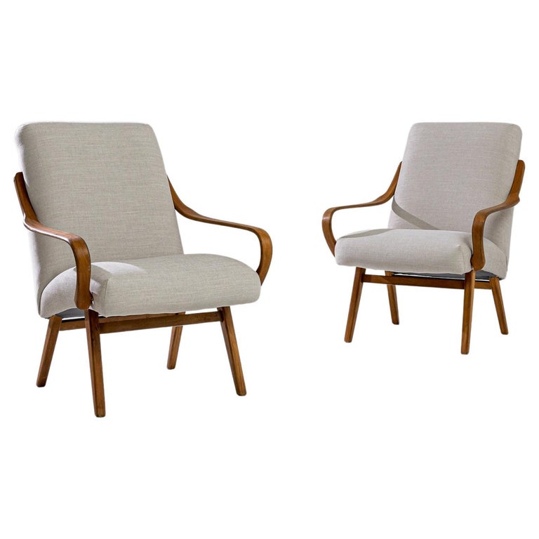 1960s MidCentury Armchairs by Jaroslav Šmídek For Sale at 1stDibs