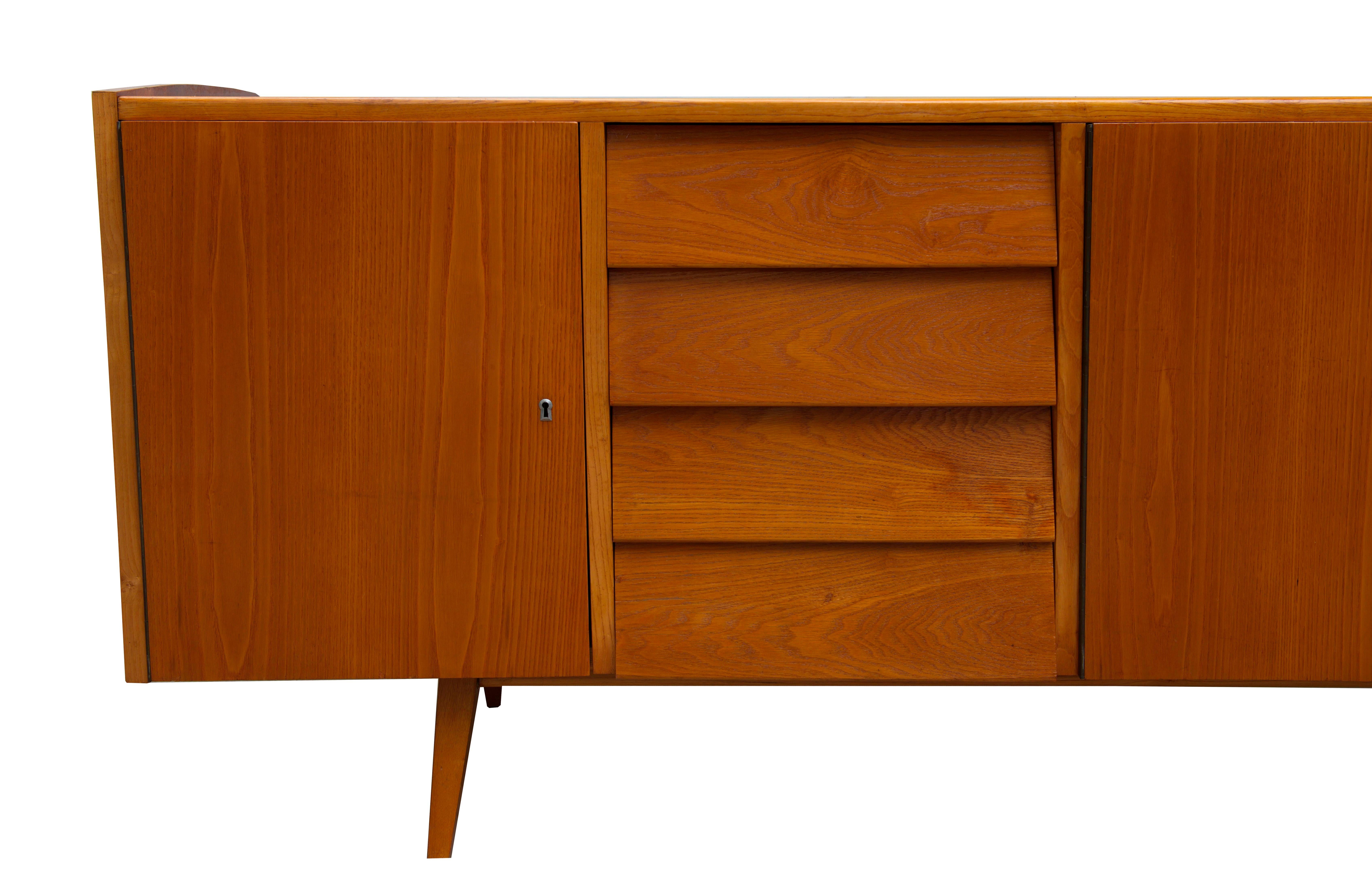 20th Century 1960s Midcentury Ash Sideboard by Frantisek Jirak For Sale