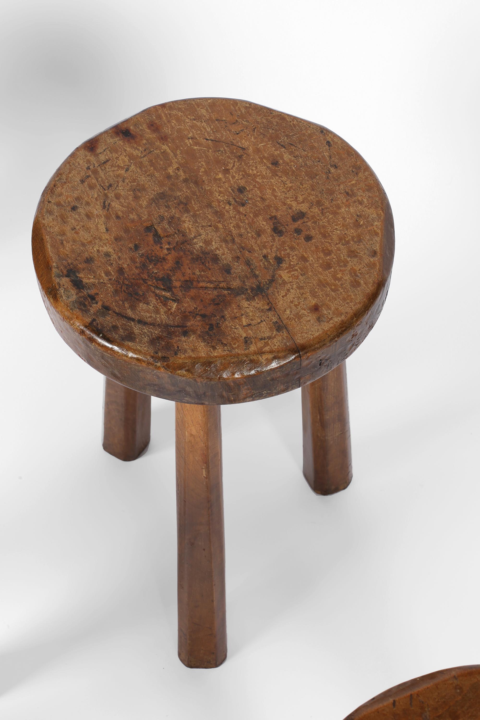 Tabouret espagnol brutaliste des années 1960 en vente 1