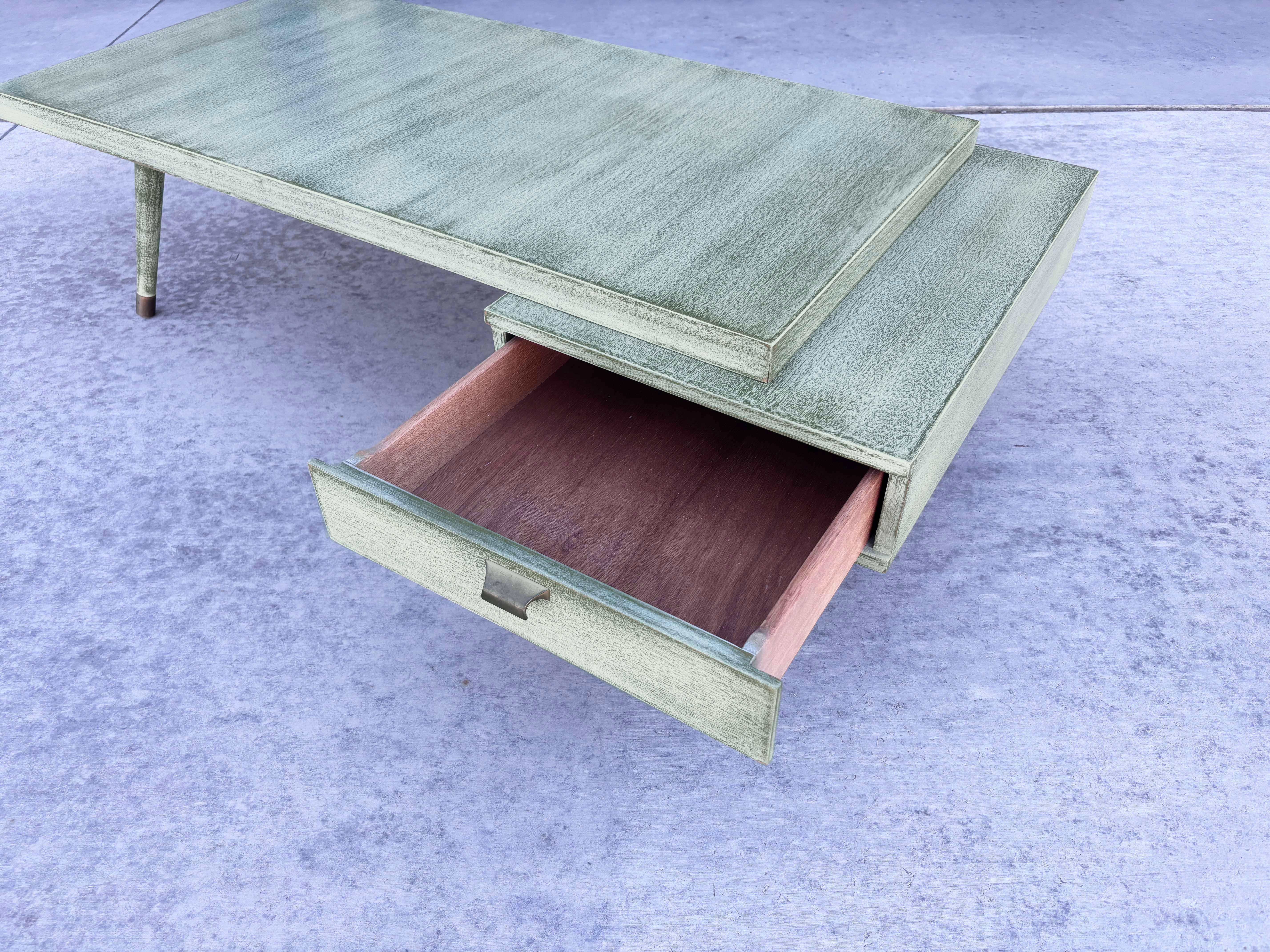 1960er Jahre Mid Century Couchtisch von Barzilay im Angebot 3