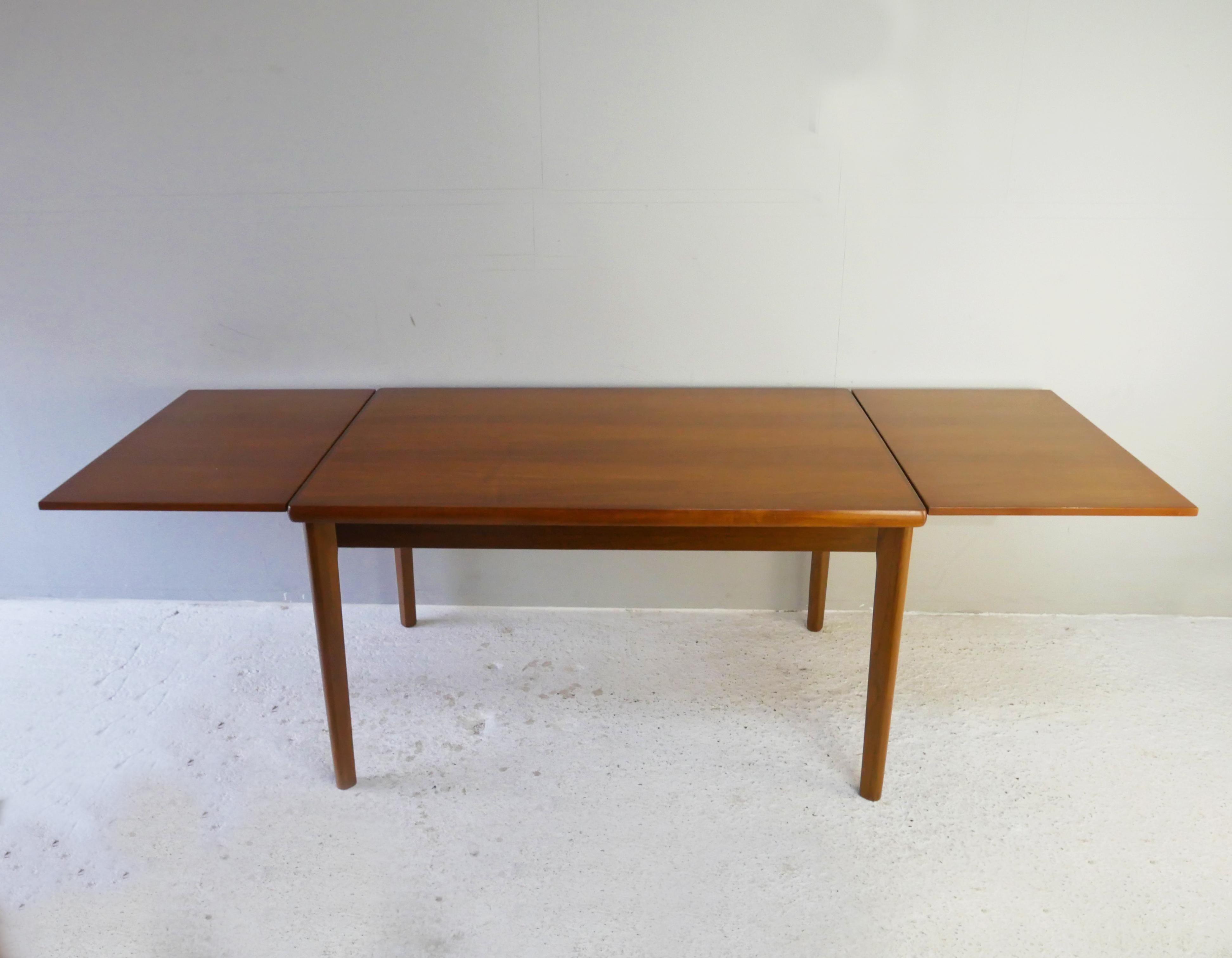 Mid-Century Modern 1960’s Mid Century Danish Dining Table and 4 Chairs by Ansager Mobler For Sale