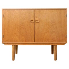 1960's Mid-Century Danish Modern Oak Sideboard Cabinet