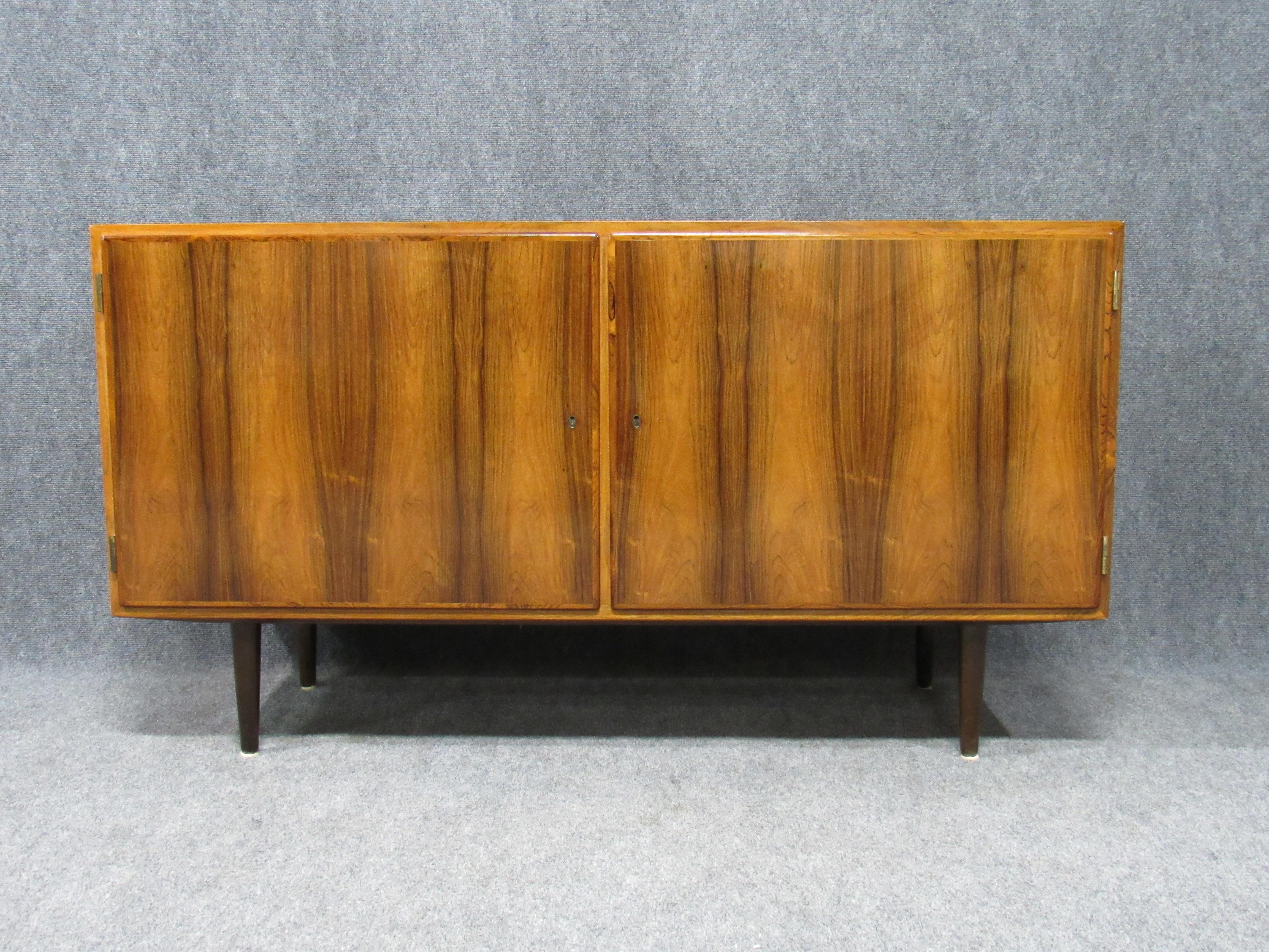 Mid-Century Modern 1960s Midcentury Danish Modern Rosewood Credenza Sideboard by Poul Hundevad