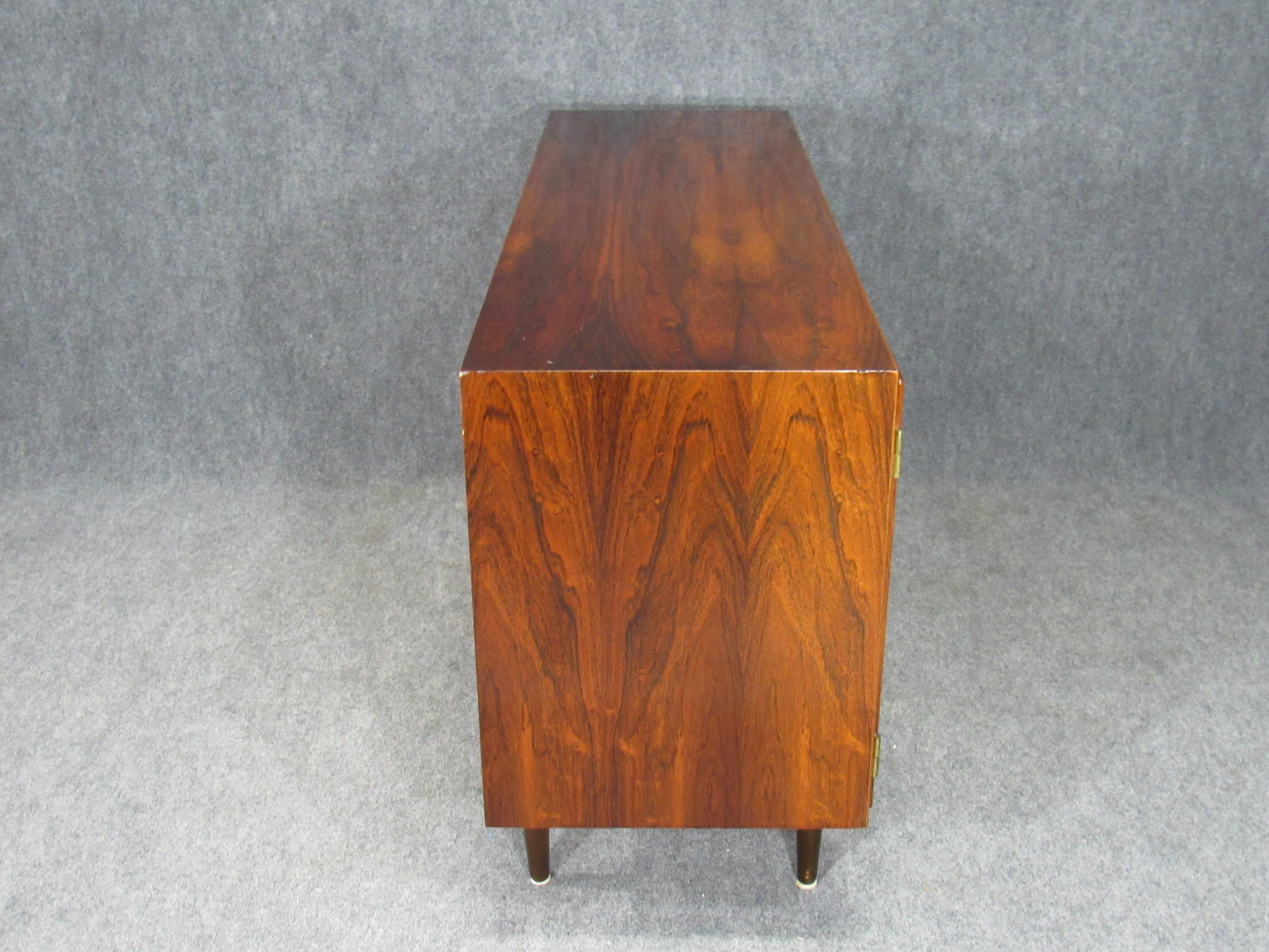 Mid-20th Century 1960s Midcentury Danish Modern Rosewood Credenza Sideboard by Poul Hundevad