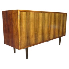 1960s Midcentury Danish Modern Rosewood Credenza Sideboard by Poul Hundevad
