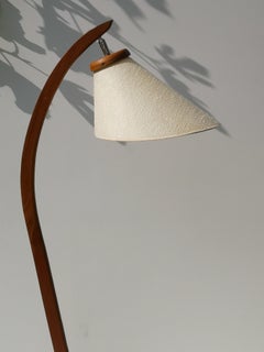 1960s Midcentury Danish Modern Teak Floor Lamp