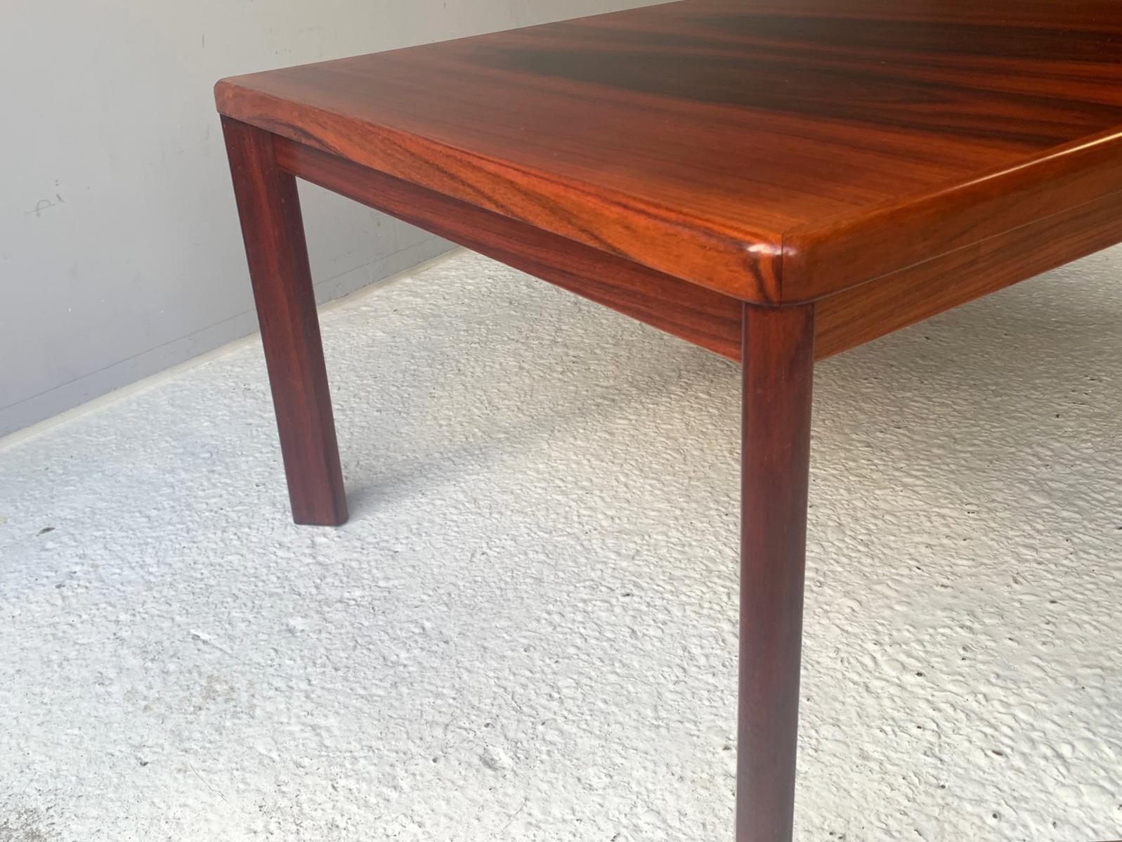 1960s Mid century Danish Vejle Stole Møbelfabrik rosewood coffee/side table In Good Condition For Sale In London, GB