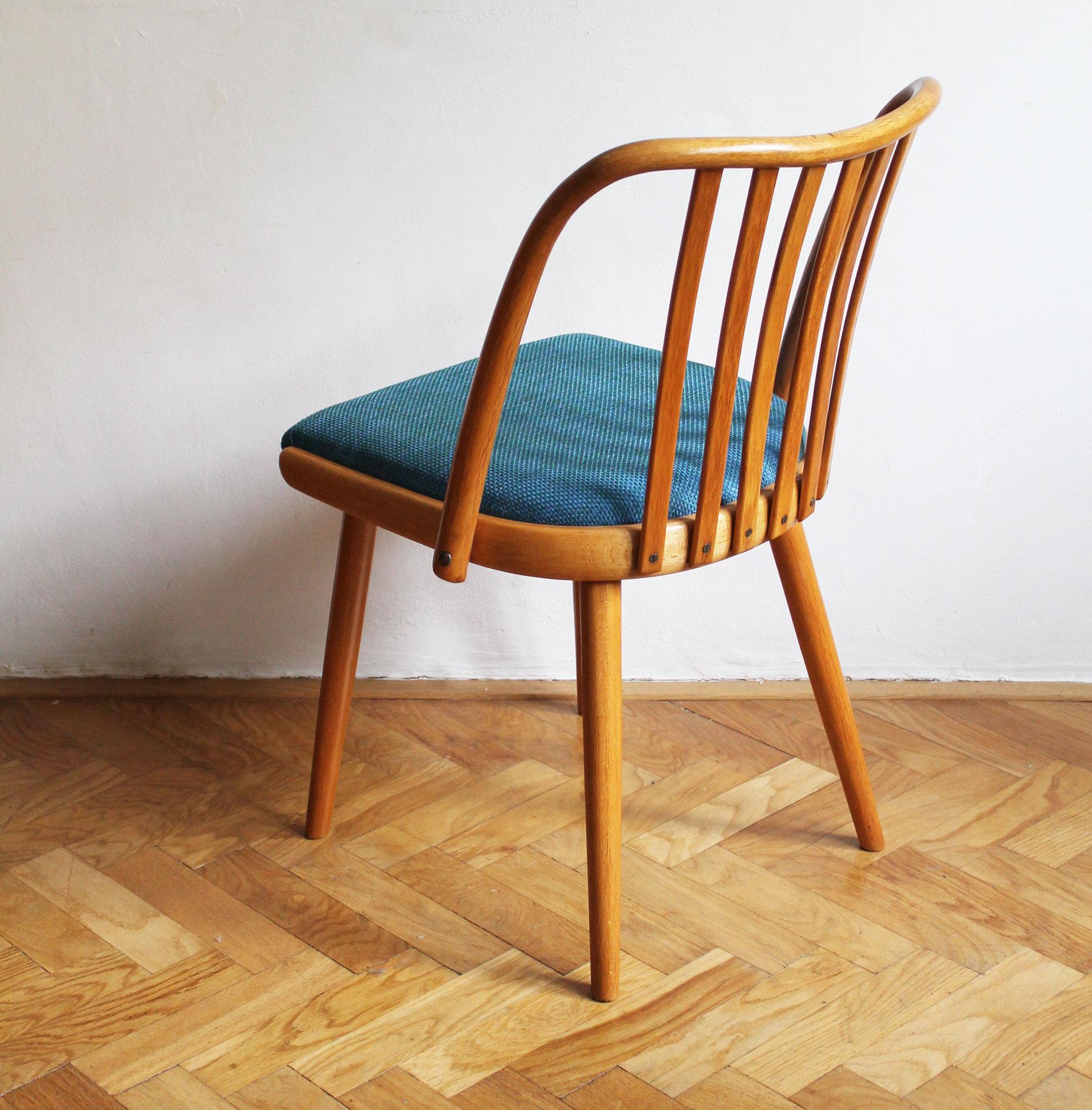 20th Century 1960's Mid Century Dining Chair Model U - 300 by Antonin Suman For Sale
