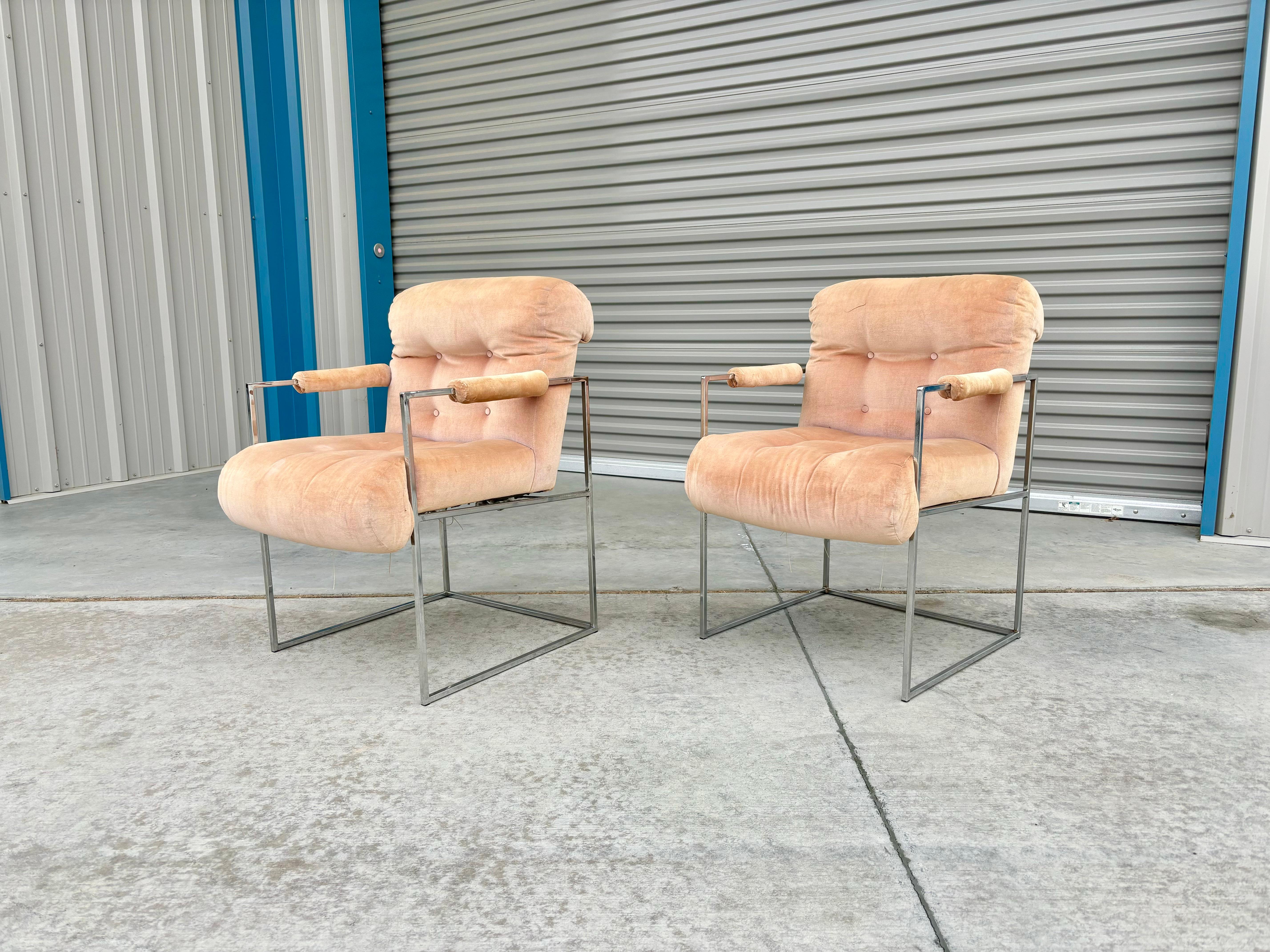 1960s Mid Century Dining Chairs by Milo Baughman for Thayer Coggin - Set of 8 For Sale 6