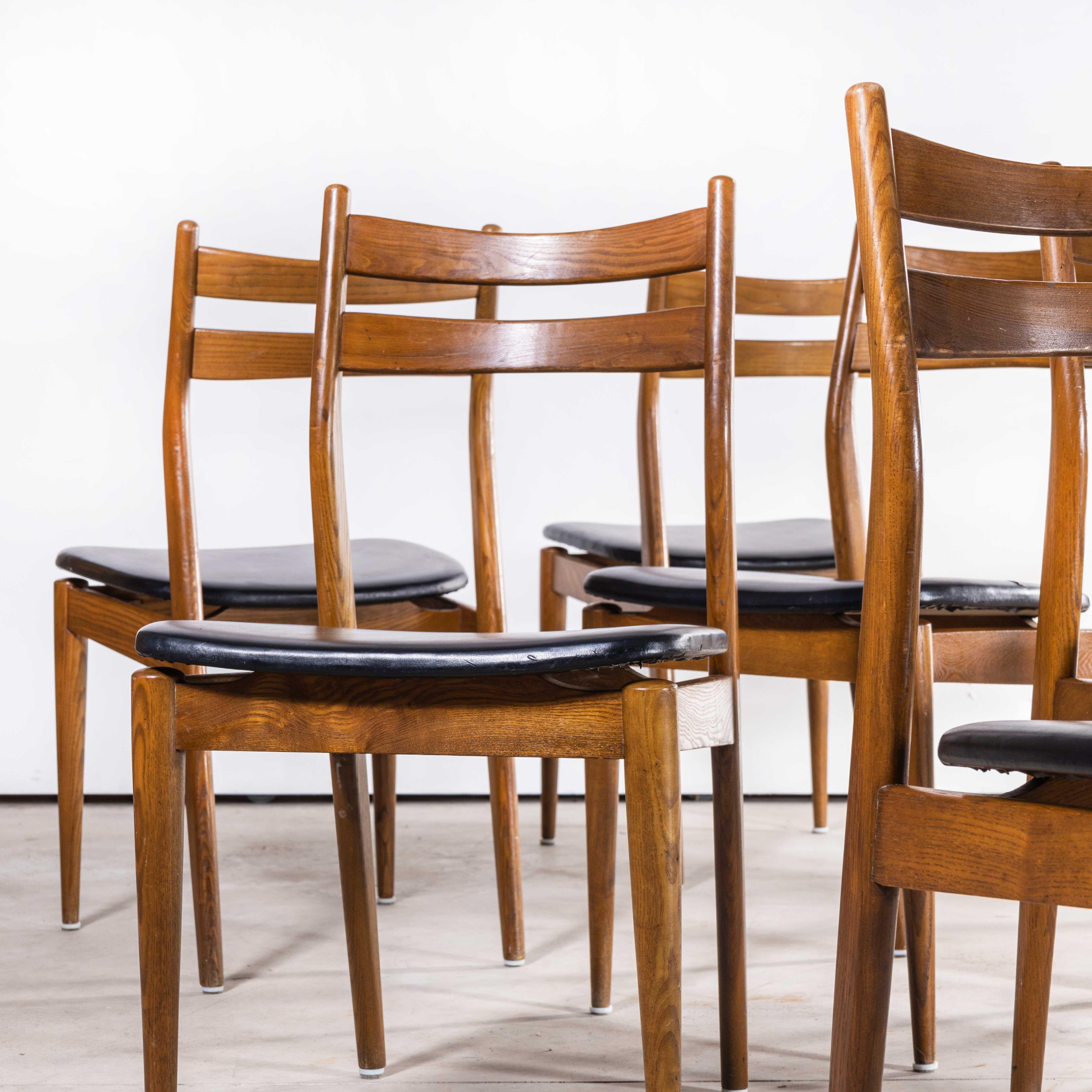 1960s Midcentury Dining Chairs, Set of Eight 3