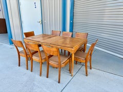 1960s Mid Century Dining Room Set by Heywood Wakefield - Set of 9