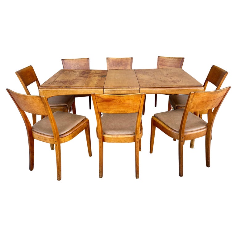 1960s Mid Century Dining Room Set by Heywood Wakefield Set of