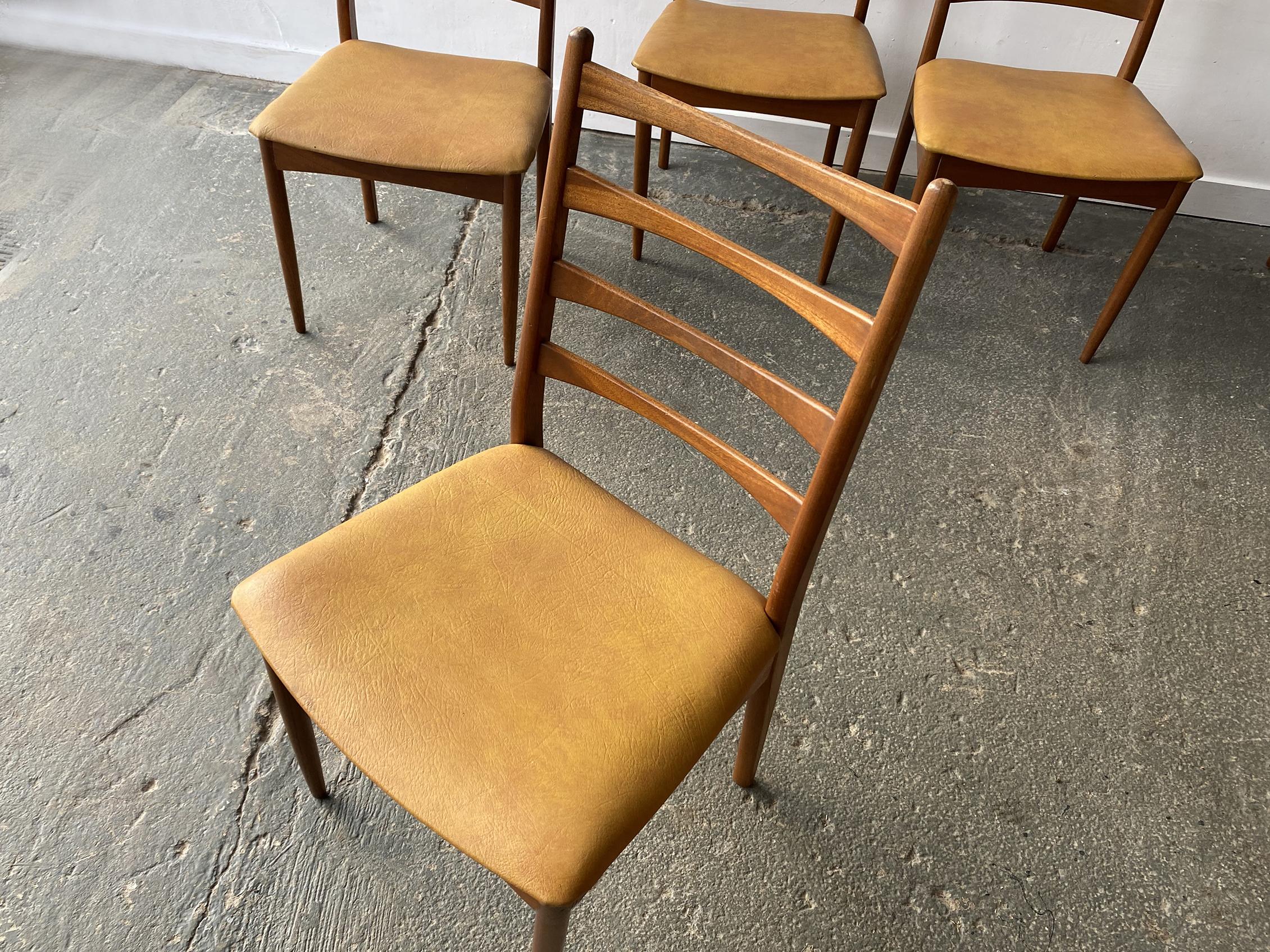 1960’s mid century dining table and chair set by Grieves & Thomas 3