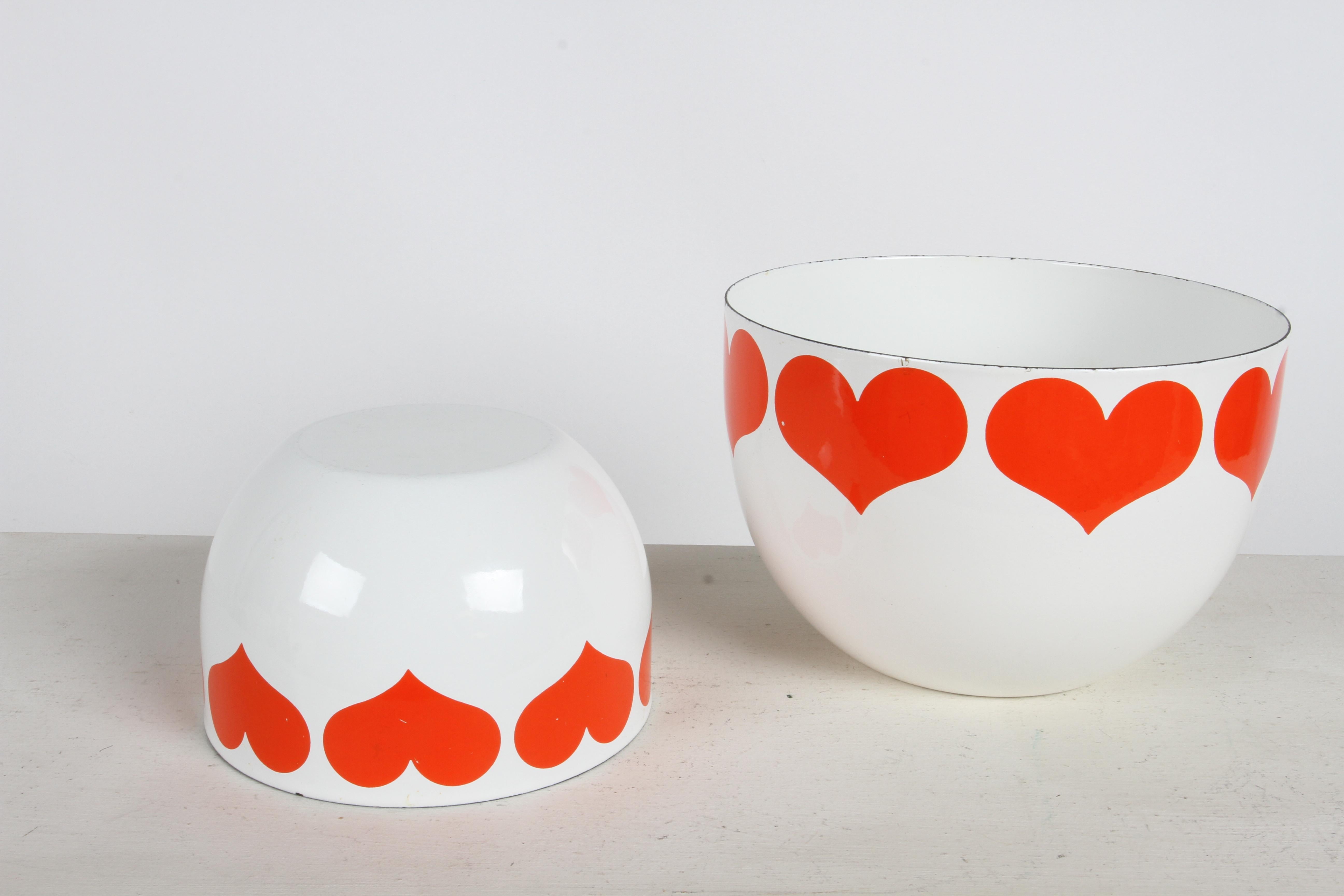 Finnish 1960s Mid-Century Enamelware 